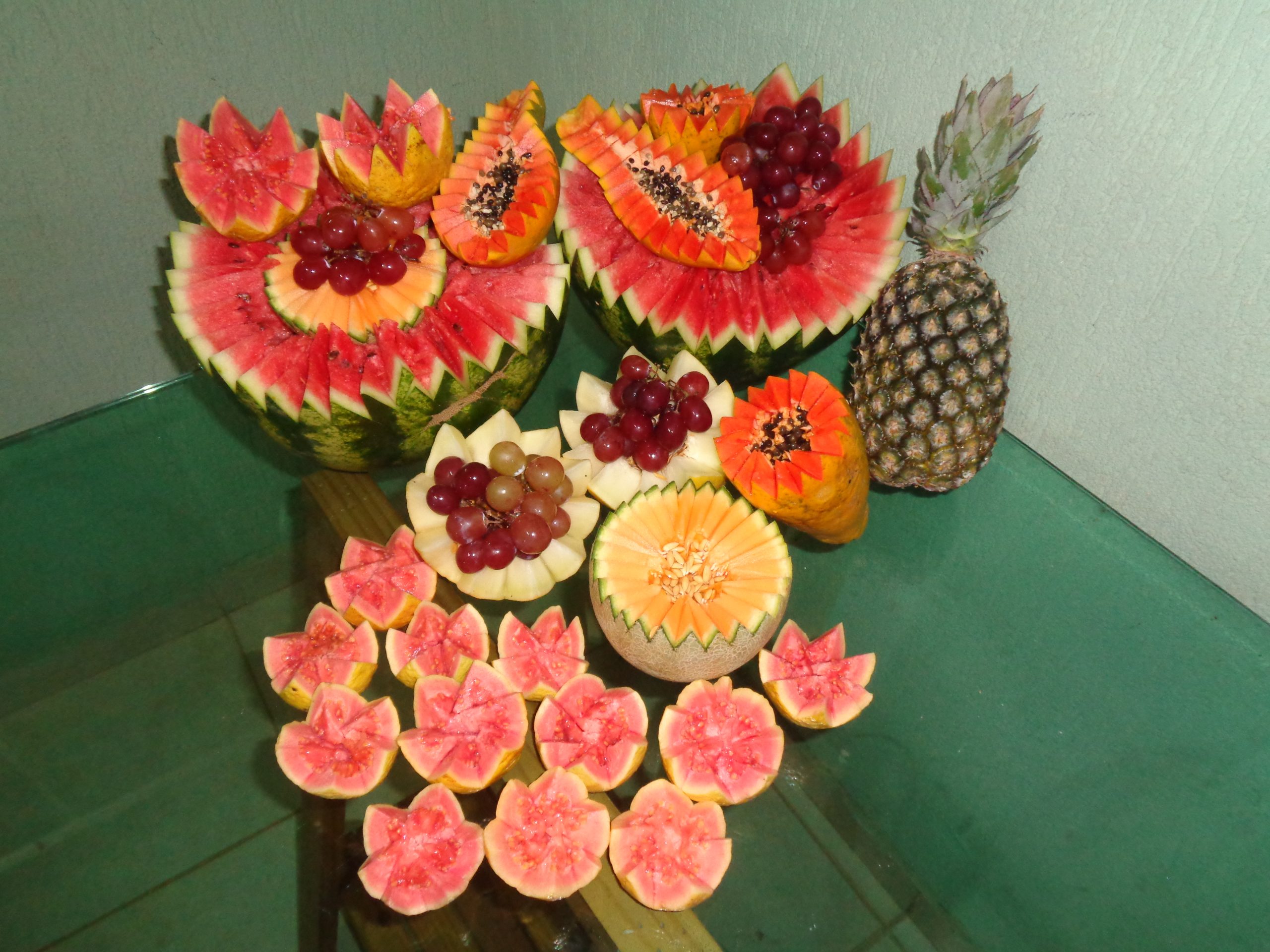 Fruit display.