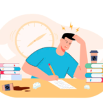 Person studying.