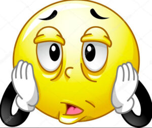 Emoji of someone who is exhausted.