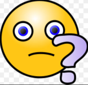 Confused emoji.