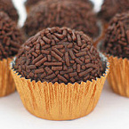 A Brazilian chocolate truffle.