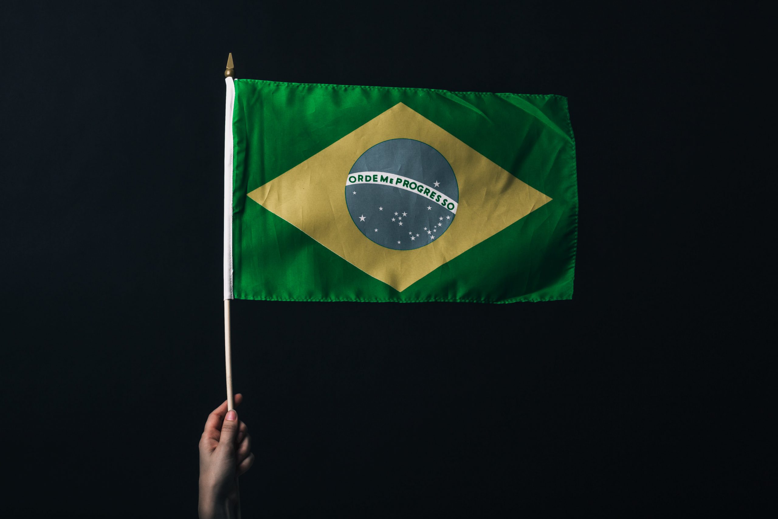 Brazilian flag for Independence Day.