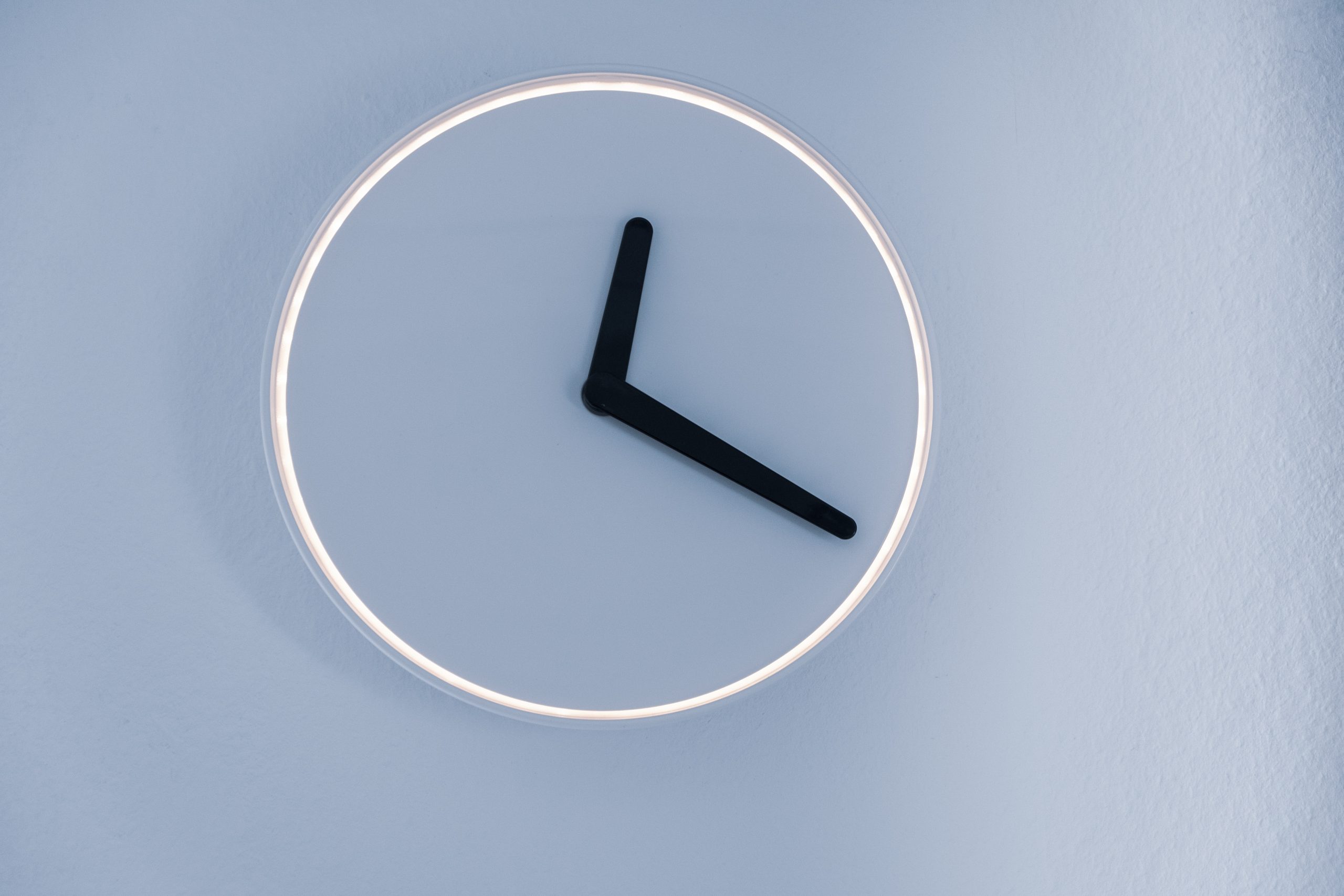 A clock.