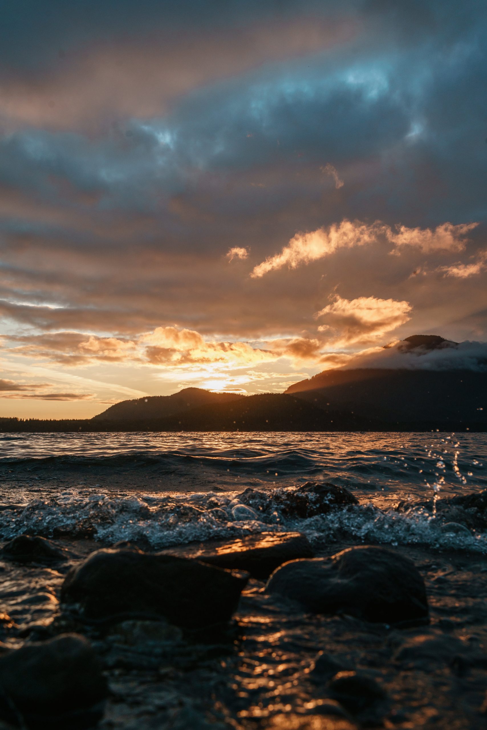 Beach sunset.