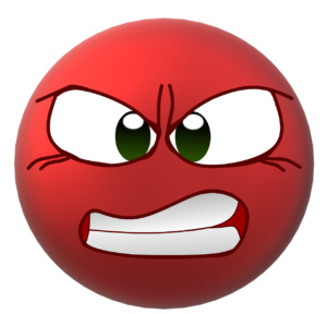 Angry emoji